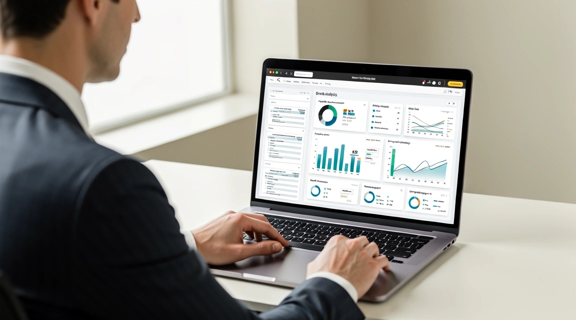 Analytics dashboard interface preview